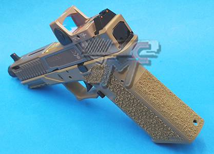 TMC Custom Glock 18C LALL Style Gas Blow Back (FDE)(Pre-Order) - Click Image to Close